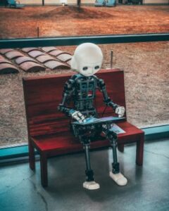 Robot sitting on bench, The risks of machine translation: why the human touch still matters
